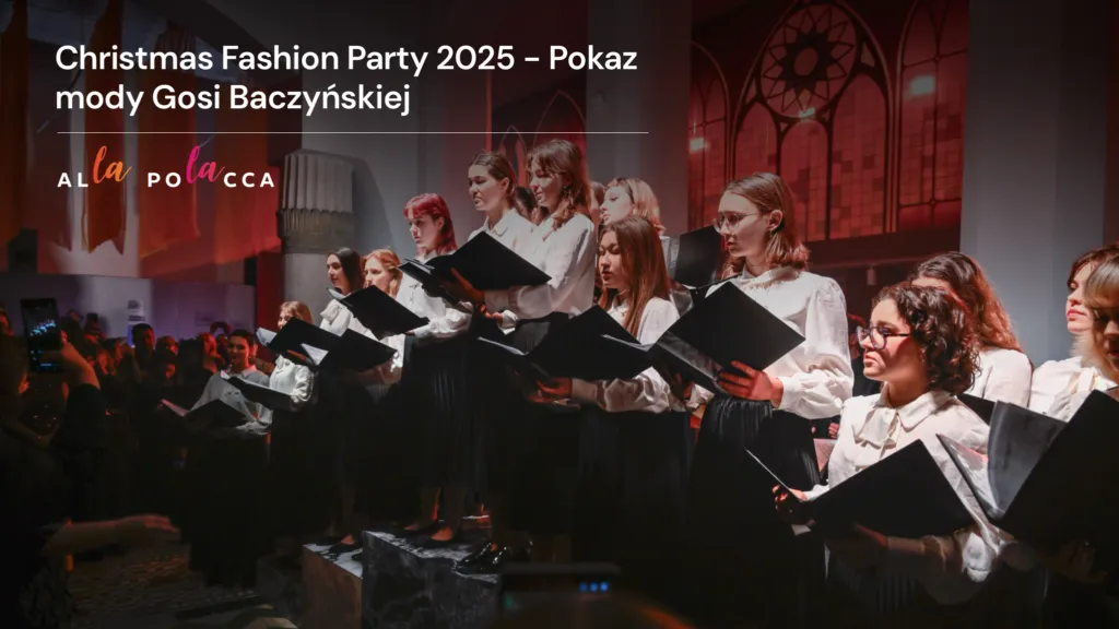 Christmas Fashion Party 2025 – Pokaz mody Gosi Baczyńskiej